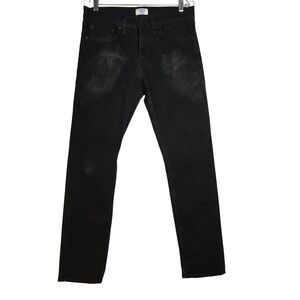 DENIZEN from Levi's 288‎ Skinny Black Jeans Mens Size 33x30